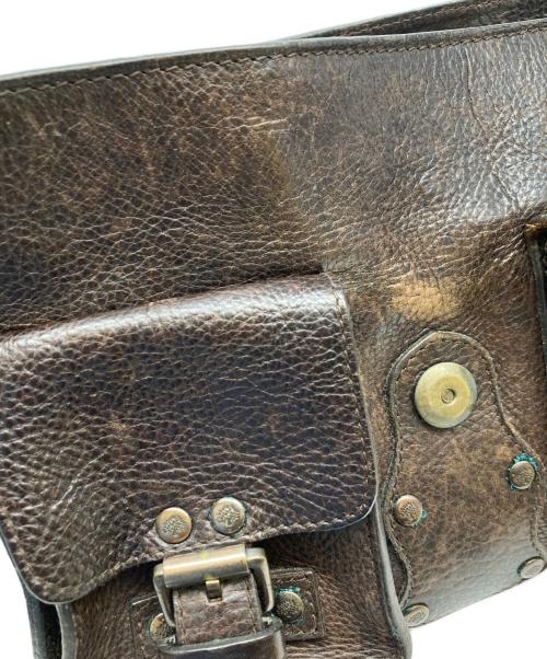 MULBERRY（マルベリー）MULBERRY (マルベリー) Belenheim Pocket Shoulder Bag ブラウン サイズ:-の古着・服飾アイテム