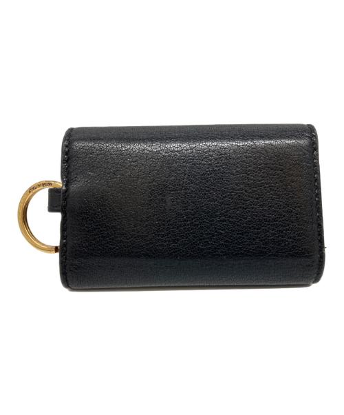 Christian Dior（クリスチャン ディオール）Christian Dior (クリスチャン ディオール) サドル4連レザーキーケース ブラック サイズ:-の古着・服飾アイテム