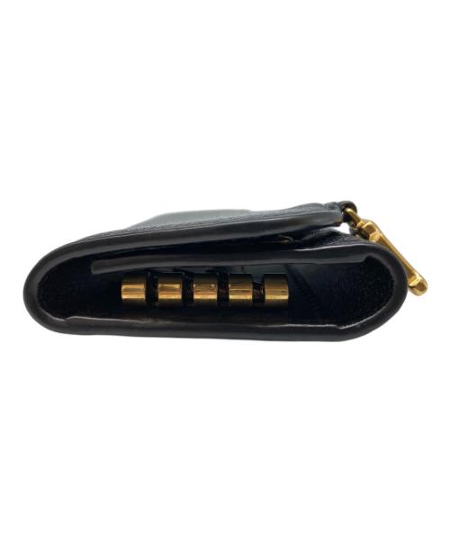 Christian Dior（クリスチャン ディオール）Christian Dior (クリスチャン ディオール) サドル4連レザーキーケース ブラック サイズ:-の古着・服飾アイテム