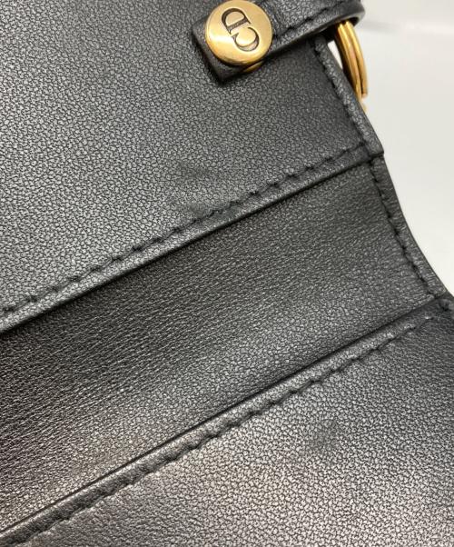 Christian Dior（クリスチャン ディオール）Christian Dior (クリスチャン ディオール) サドル4連レザーキーケース ブラック サイズ:-の古着・服飾アイテム