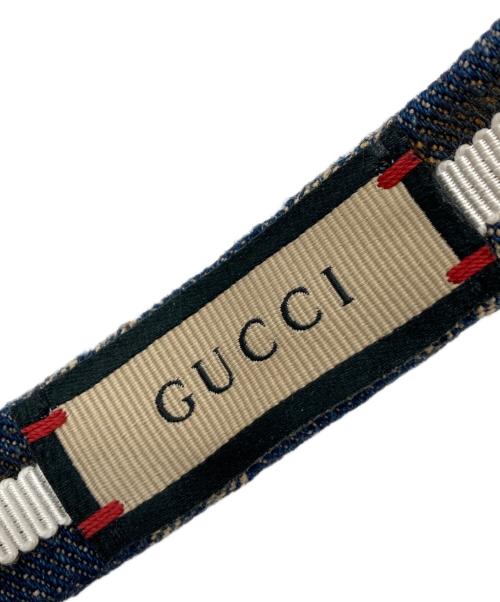 GUCCI（グッチ）GUCCI (グッチ) GGロゴヘアカチューシャ ブルー サイズ:-の古着・服飾アイテム