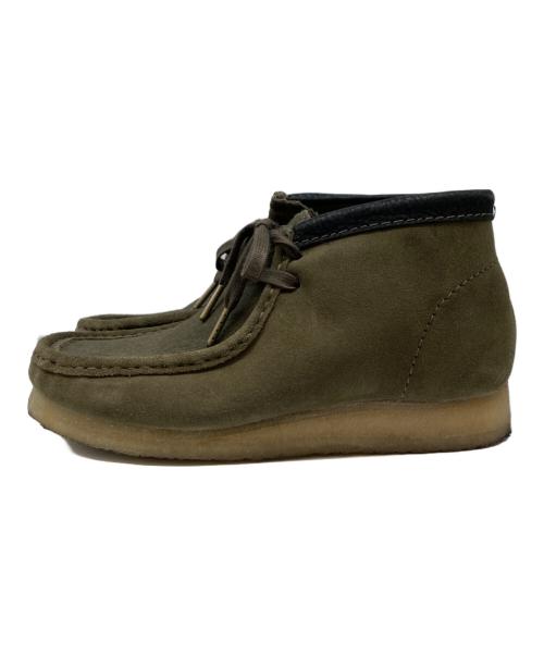CLARKS ORIGINALS（クラークス オリジナルズ）CLARKS ORIGINALS (クラークス オリジナルズ) ワラビーブーツ オリーブ サイズ:26の古着・服飾アイテム