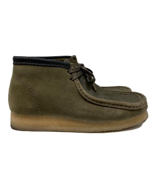 CLARKS ORIGINALS（クラークス オリジナルズ）CLARKS ORIGINALS (クラークス オリジナルズ) ワラビーブーツ オリーブ サイズ:26の古着・服飾アイテム