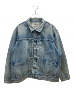 中古・古着通販】LEVI'S (リーバイス) デニムジャケット ネイビー
