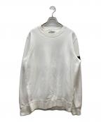 STONE ISLANDストーンアイランド）の古着「ガーメントダイ ブラッシュドコットン スウェット」｜ホワイト