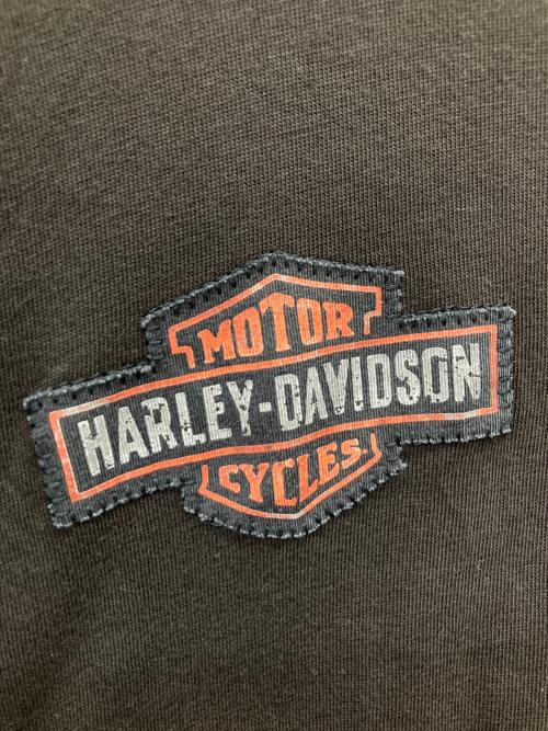 HARLEY-DAVIDSON（ハーレーダビッドソン）HARLEY-DAVIDSON (ハーレーダビッドソン) ロングスリーブカットソー ブラウン サイズ:XLの古着・服飾アイテム