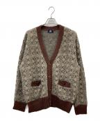 SOL soonerorlaterソル スーナーオアレイター）の古着「Shaggy Knit Cardigan」｜ブラウン