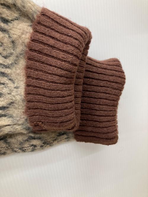 SOL soonerorlater（ソル スーナーオアレイター）SOL soonerorlater (ソル スーナーオアレイター) Shaggy Knit Cardigan ブラウン サイズ:FREEの古着・服飾アイテム