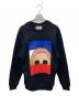 PLAN C（プランシー）の古着「print pullover sweat」｜ブラック