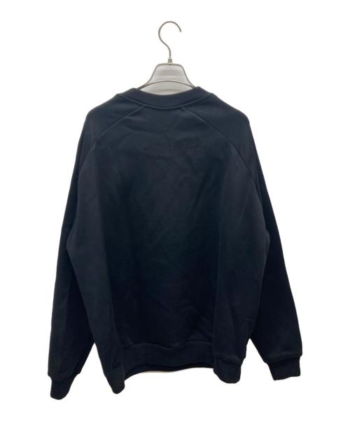 PLAN C（プランシー）PLAN C (プランシー) print pullover sweat ブラック サイズ:Mの古着・服飾アイテム