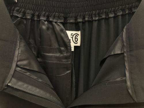 MM6 Maison Margiela（エムエムシックスメゾンマルジェラ）MM6 Maison Margiela (エムエムシックスメゾンマルジェラ) Fluid Pants ブラック サイズ:40の古着・服飾アイテム