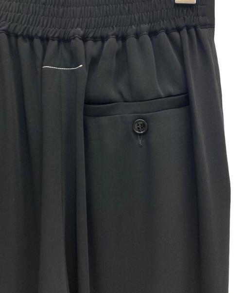 MM6 Maison Margiela（エムエムシックスメゾンマルジェラ）MM6 Maison Margiela (エムエムシックスメゾンマルジェラ) Fluid Pants ブラック サイズ:40の古着・服飾アイテム