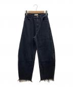YANUKヤヌーク）の古着「LAURA  Curve Tapered」｜ブラック