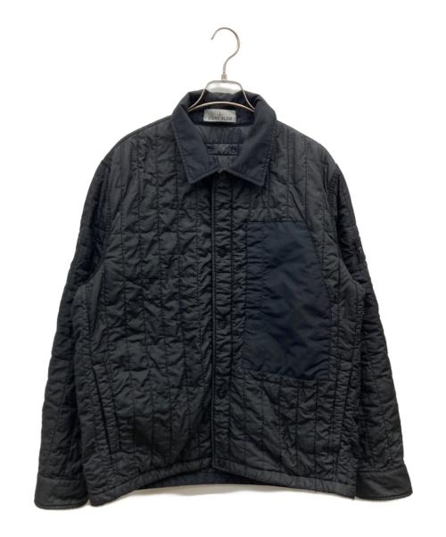 STONE ISLAND（ストーンアイランド）STONE ISLAND (ストーンアイランド) Quilted Down Jacket ブラック サイズ:Mの古着・服飾アイテム