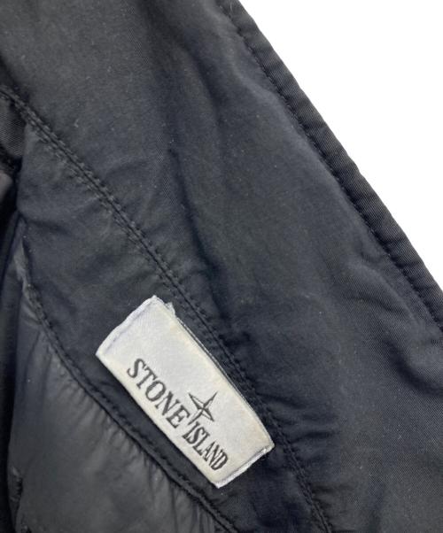 STONE ISLAND（ストーンアイランド）STONE ISLAND (ストーンアイランド) Quilted Down Jacket ブラック サイズ:Mの古着・服飾アイテム