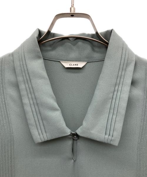 CLANE（クラネ）CLANE (クラネ) オーバーシャツワンピース スカイブルー サイズ:2の古着・服飾アイテム