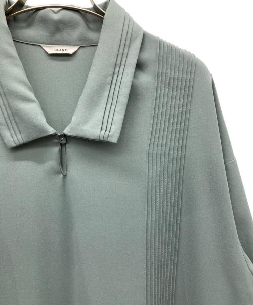 CLANE（クラネ）CLANE (クラネ) オーバーシャツワンピース スカイブルー サイズ:2の古着・服飾アイテム