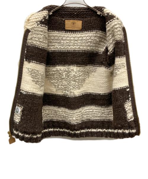 CANADIAN SWEATER（カナディアンセーター）CANADIAN SWEATER (カナディアンセーター) カウチンセーター ブラウン サイズ:不明の古着・服飾アイテム