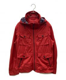 BURBERRY BLACK LABEL（バーバリーブラックレーベル）の古着「ナイロンジャケット」｜レッド