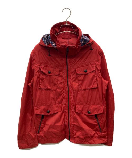 BURBERRY BLACK LABEL（バーバリーブラックレーベル）BURBERRY BLACK LABEL (バーバリーブラックレーベル) ナイロンジャケット レッド サイズ:Lの古着・服飾アイテム