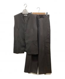 NEAU（ニュー）の古着「Wool gabardine vest/Wool slacks」｜オリーブ