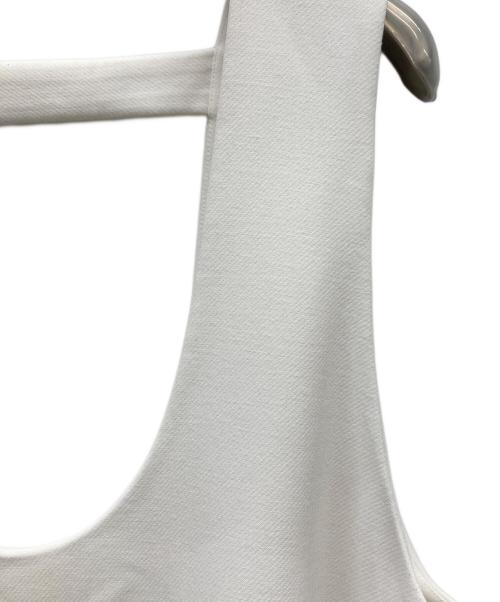 ENFOLD（エンフォルド）ENFOLD (エンフォルド) CURVE-DRAPE DRESS ホワイト サイズ:38の古着・服飾アイテム