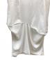 中古・古着 ENFOLD (エンフォルド) CURVE-DRAPE DRESS ホワイト サイズ:38：16000円