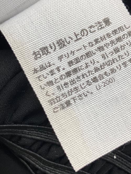 ENFOLD（エンフォルド）ENFOLD (エンフォルド) ブラック ダブルサテン Tail Hem DRS ブラック サイズ:38の古着・服飾アイテム