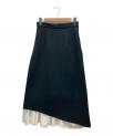 ）の古着「Hide & seek skirt」｜ブラック×ホワイト
