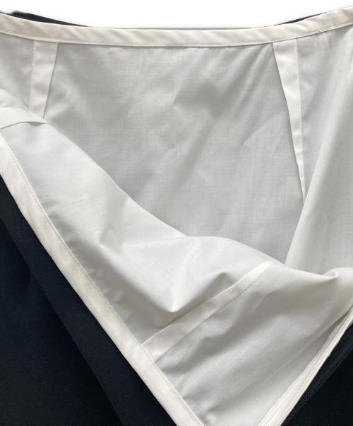deres（デレス）deres (デレス) Hide & seek skirt ブラック×ホワイト サイズ:2の古着・服飾アイテム