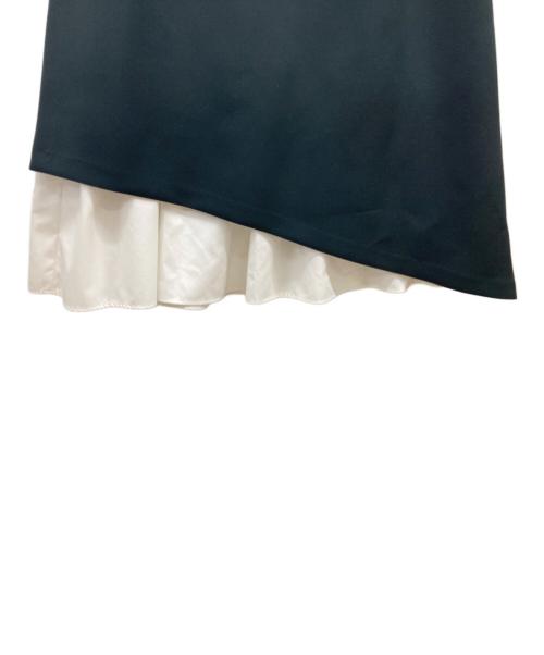 deres（デレス）deres (デレス) Hide & seek skirt ブラック×ホワイト サイズ:2の古着・服飾アイテム