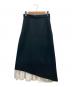 deres（デレス）の古着「Hide & seek skirt」｜ブラック×ホワイト