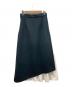 deres (デレス) Hide & seek skirt ブラック×ホワイト サイズ:2：6000円