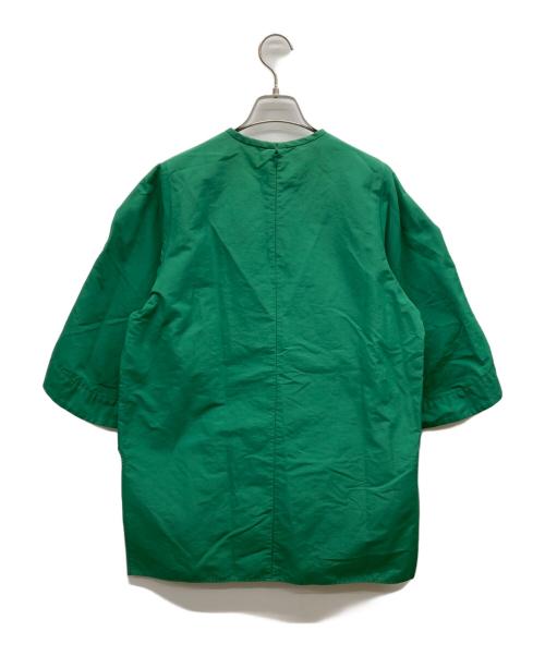 LOHEN（ローヘン）LOHEN (ローヘン) ベルスリーブブラウス グリーン サイズ:FREEの古着・服飾アイテム