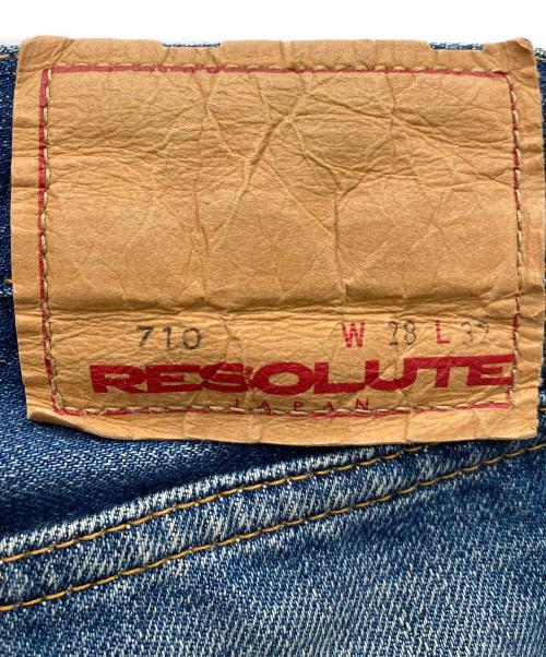 RESOLUTE（リゾルト）RESOLUTE (リゾルト) 710 デニムパンツ ブルー サイズ:28の古着・服飾アイテム