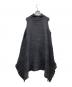me ISSEY MIYAKE (ミーイッセイ ミヤケ) シースルークレープボトルネックワンピース グレー サイズ:-：12000円