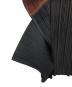 中古・古着 PLEATS PLEASE (プリーツプリーズ) 変形プリーツロングデザインカーディガン ブラック×ブラウン サイズ:-：25000円