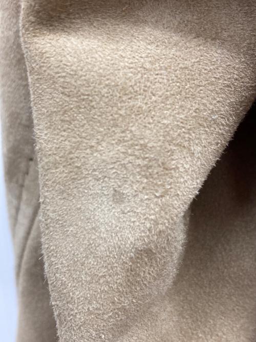 dunhill（ダンヒル）dunhill (ダンヒル) ゴートスキン レザーブルゾン ベージュ サイズ:Sの古着・服飾アイテム