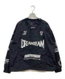 dreamteam（ドリームチーム）の古着「26SS Sponsors Logo Nylon Training Pullover」｜ブラック