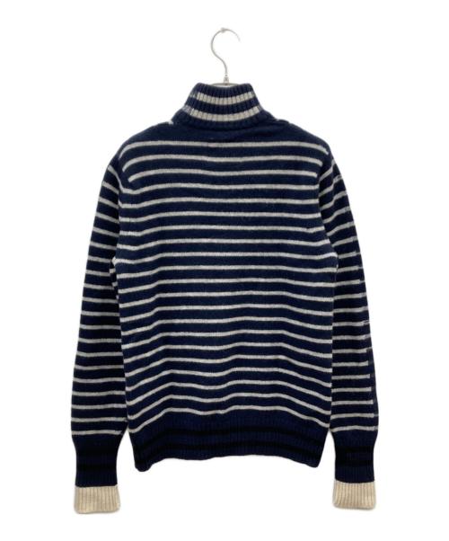 sacai（サカイ）sacai (サカイ) タートルネックウールニット ネイビー サイズ:2の古着・服飾アイテム