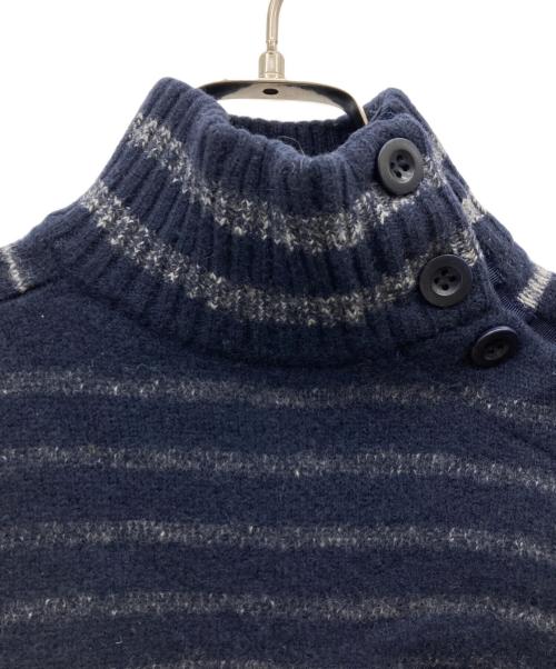 sacai（サカイ）sacai (サカイ) タートルネックウールニット ネイビー サイズ:2の古着・服飾アイテム
