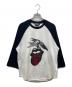 Hysteric Glamour（ヒステリックグラマー）の古着「7分丈ラグランカットソー」｜ホワイト×ブラック