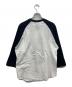 Hysteric Glamour (ヒステリックグラマー) 7分丈ラグランカットソー ホワイト×ブラック サイズ:M：9000円