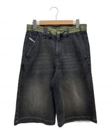 DIESEL（ディーゼル）の古着「D-ANDEW-SHORT-S」｜ブラック×カーキ