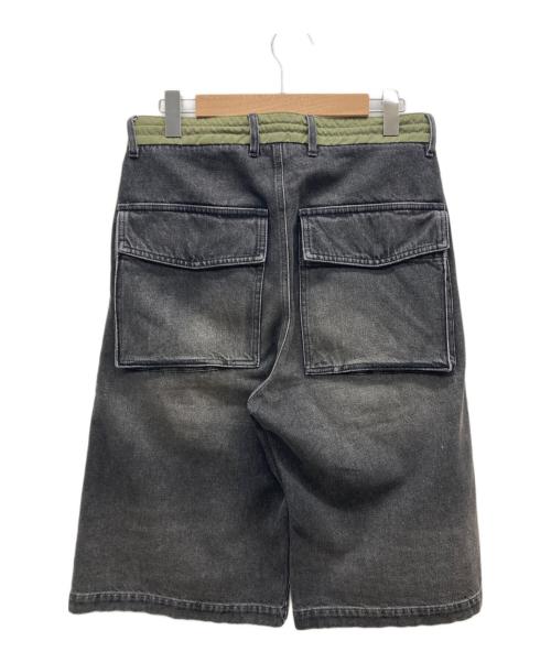 DIESEL（ディーゼル）DIESEL (ディーゼル) D-ANDEW-SHORT-S ブラック×カーキ サイズ:W26の古着・服飾アイテム