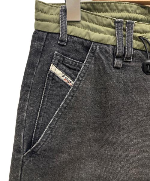 DIESEL（ディーゼル）DIESEL (ディーゼル) D-ANDEW-SHORT-S ブラック×カーキ サイズ:W26の古着・服飾アイテム