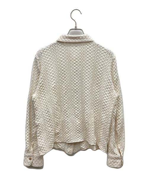 MACKINTOSH LONDON（マッキントッシュ ロンドン）MACKINTOSH LONDON (マッキントッシュ ロンドン) コットンバルファスレースブラウス ホワイト サイズ:38の古着・服飾アイテム