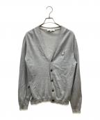 maison kitsuneメゾンキツネ）の古着「BOLD FOX HEAD カーディガン」｜グレー