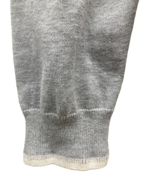 maison kitsune（メゾンキツネ）maison kitsune (メゾンキツネ) BOLD FOX HEAD カーディガン グレー サイズ:Mの古着・服飾アイテム