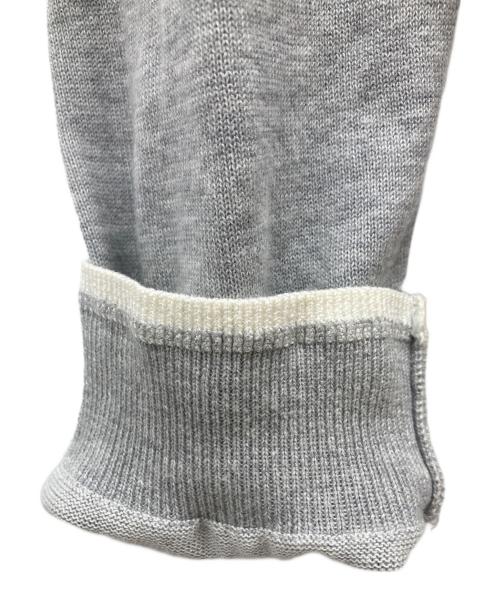 maison kitsune（メゾンキツネ）maison kitsune (メゾンキツネ) BOLD FOX HEAD カーディガン グレー サイズ:Mの古着・服飾アイテム